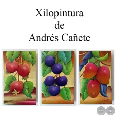 rboles Frutales - Xilopintura de Andrs Caete